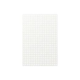 Treillage en bois L.1,5m x l.1m - blanc- panneau rectangle, maille carrée 30mm