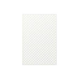 Treillage en bois L.1,5m x l.1m - blanc- panneau rectangle, maille losange 30mm