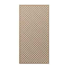 Treillage en bois L.2m x l.1m - bois naturel- panneau rectangle, maille losange 30mm