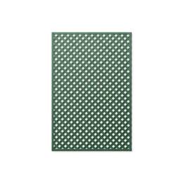 Treillage en bois L.1,5m x l.1m - vert- panneau rectangle, maille losange 30mm