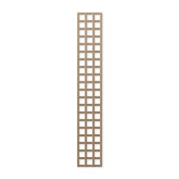 Treillage Colonne maille Carrée 75mm L.2m x l.0,3m Bois naturel