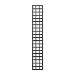 Treillage en bois Colonne maille Carrée 75mm L.2m x l.0,3m NOIR
