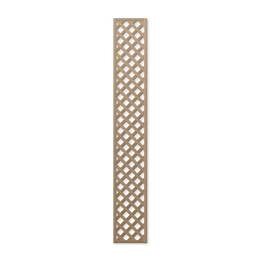 Treillage Colonne maille Losange 47mm 0.30m x 2.00m Bois naturel