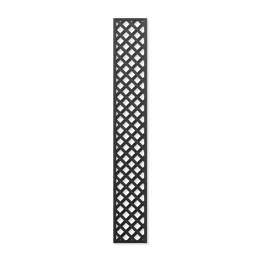 Treillage en bois Colonne maille Losange 47mm 0.30m x 2.00m NOIR