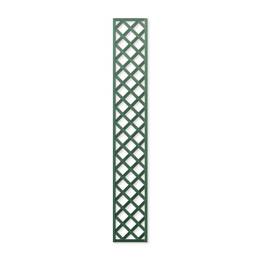 Treillage en bois Colonne maille Losange 75mm L.2m x l.0,3m VERT