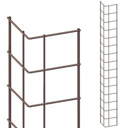 Tuteur angle droit pour plantes grimpantes - 150cm