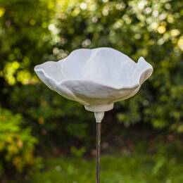 Tuteur décoratif Coquelicot en porcelaine