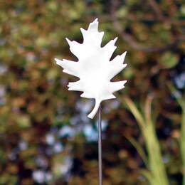 Tuteur feuille Chene en porcelaine