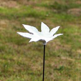 Bain d'oiseau porcelaine aux feuilles palmées Ricin