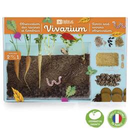 Vivarium pour observer les Racines et les Vers de terre