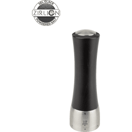 Madras Moulin à sel manuel en bois et inox, u'Select, chocolat, 21 cm