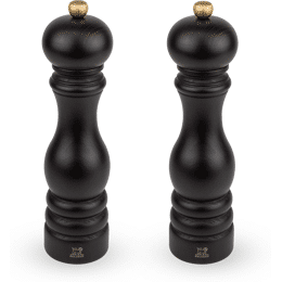Paris Duo de moulins à poivre et à sel manuels bois chocolat 22 cm - 8,75'