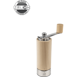 Isen Moulin à sel à manivelle en bois et inox, naturel, u'Select, 18 cm - 7in