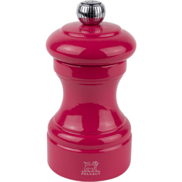 Bistro Moulin à poivre manuel en bois laqué, rose bonbon, 10 cm - 4'