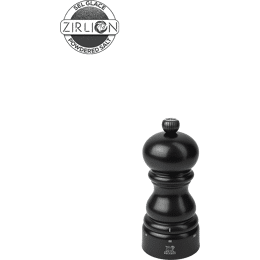Paris u'Select Moulin à sel manuel en bois, u'select, noir satin, 12cm - 4,75in