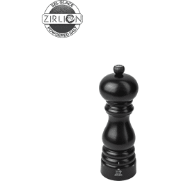 Paris u'Select Moulin à sel manuel en bois, u'select, noir satin, 18cm - 7in