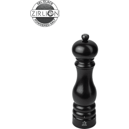 Paris u'Select Moulin à sel manuel en bois, u'select, noir satin, 22cm - 8,75in