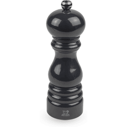 Moulin à poivre manuel en bois laqué, ardoise, 18 cm - 7in.