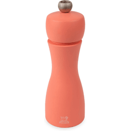 Tahiti Moulin à sel manuel en bois, 15 cm, Flamme