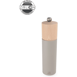 Moulin à sel manuel en bois, gris galet, 21cm - 8in