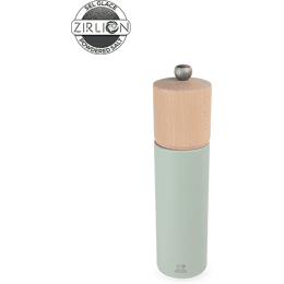 Moulin à sel manuel en bois, vert sauge, 21cm - 8in