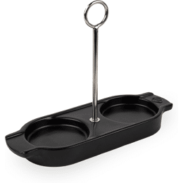 Linéa Plateau pour deux moulins, céramique, satin black