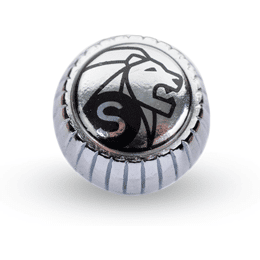Bouton pour moulin à sel, chrome brillant