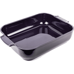 Appolia Plat four céramique rectangle aubergine 40 cm - 16'