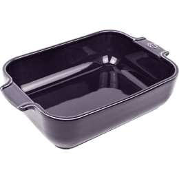 Appolia Plat four céramique rectangle aubergine 25 cm - 10'