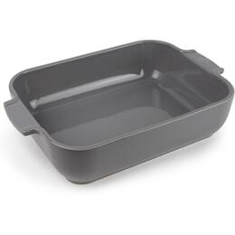 Appolia Plat à four rectangulaire light grey, 32cm