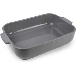 Appolia Plat à four rectangulaire, light grey, 36 cm