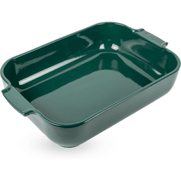 Appolia Plat four céramique rectangle vert forêt 36 cm - 14.25in