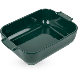 Appolia Plat four céramique rectangle vert forêt 25 cm - 10in