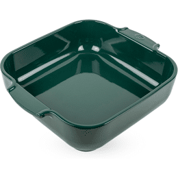 Appolia Plat four céramique carré vert forêt 28 cm - 11in