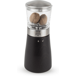 Madras Moulin à muscade manuel en bois couleur chocolat 15 cm