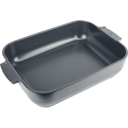Appolia Plat four céramique rectangle ardoise 40 cm - 16'