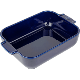 Appolia Plat four céramique rectangle bleu profond 25 cm - 10'
