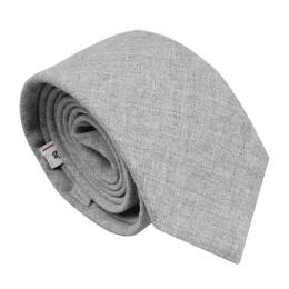 Cravate en flanelle grise - Alfred