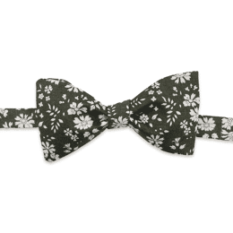 Noeud papillon liberty capel vert olive