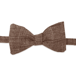 Noeud papillon dormeuil brun