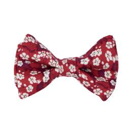 Barrettes liberty Mitsi Valeria rouge