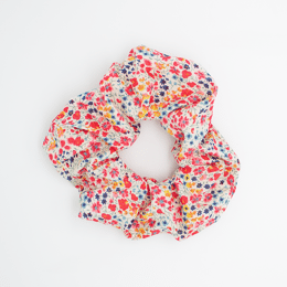 Chouchou Liberty Phoebe bleu rouge