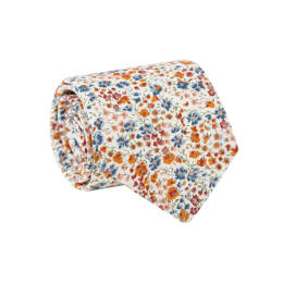 Cravate Liberty Phoebe rouille