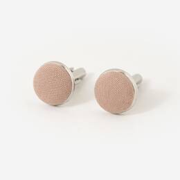 Boutons de manchette uni Cappuccino