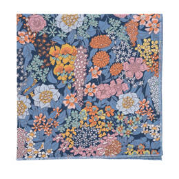 Pochette de costume Liberty Ciara bleu