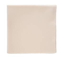 Pochette de costume Satin Blanc cassé