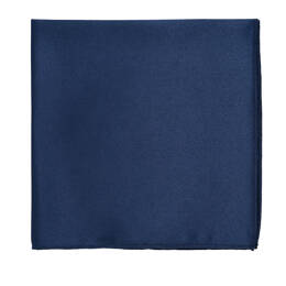 Pochette de costume Satin Bleu nuit