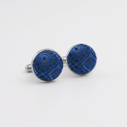 Boutons de manchette Losanges Bleu Marine