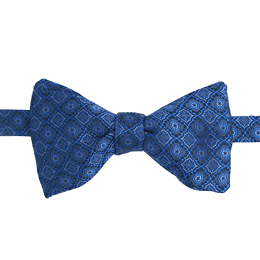 Nœud papillon Losanges Bleu Marine