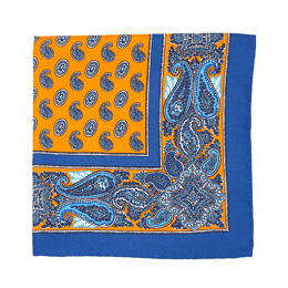 Pochette de costume Soie Sartorial Orange